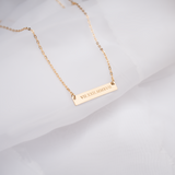 Personalized Bar Necklace