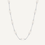 unique handmade real pearl necklace
