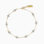 Anklet with cubic Zarconia