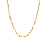 Dapped Bar Chain Layering Necklace