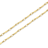 Dapped Bar Chain Layering Necklace