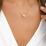 Initial Heart Necklace