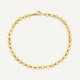 Gold Circle chain necklace