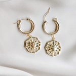 sun face charms for hoop earrings