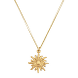 Sunbeam Sun Pendant Necklace