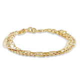 Terra CZ Set Chain Bracelet