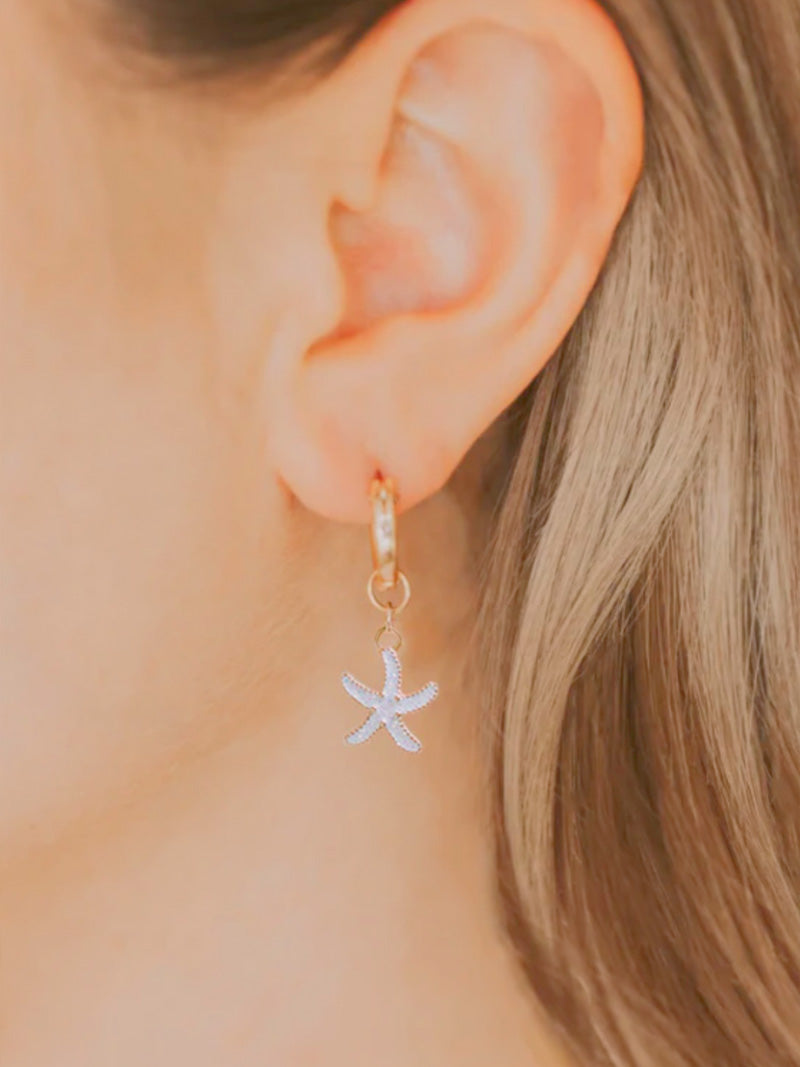 starfish charms for hoop earrings